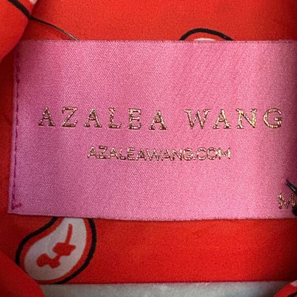 Puffer Jacket cropped Azalea Wang Orange Paisley Bandana Print M Y2K Dopamine - Picture 9 of 9